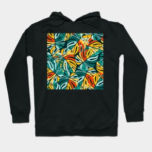 Floral Pattern Hoodie